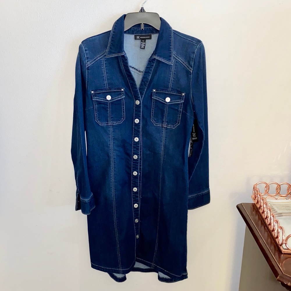 NWT! Inc (International Concepts) Denim Dress